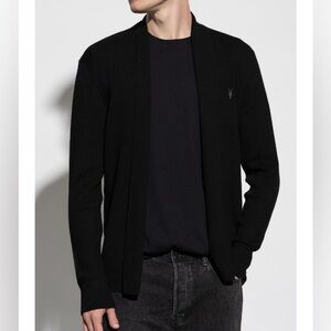 ALL SAINTS• Mode Merino Wool Open Cardigan Sweater